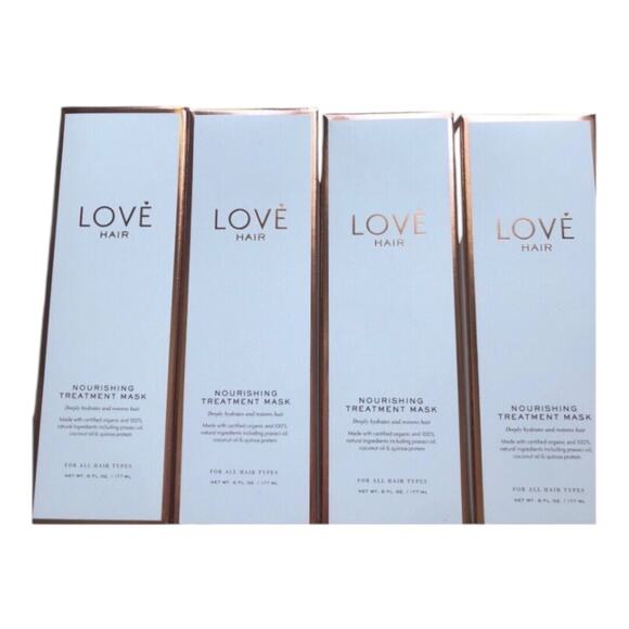 4 Love Hair NIP Environmental Conscious Cruelty Free Nourishing Treatment Mask - Picture 1 of 16